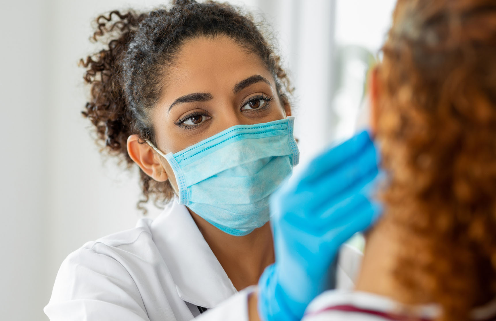 Dentist with mask